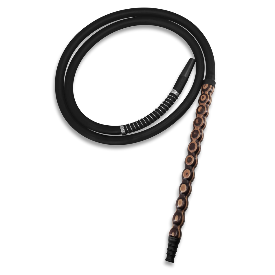 BYO Wooden Handle Hookah Hose