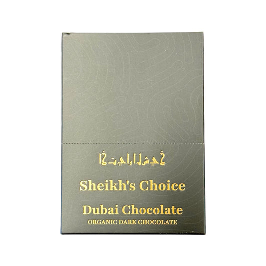 SheikhsChoice_DubaiChocolate_OrganicDarkChocolate_10Bar