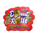 Dozo Donut Rolls | 4.2 Grams Total | 2 Donut Pre-rolls | 500MG THCA + 1.6G Exotics | 5 Pack | Multiple Flavor Option