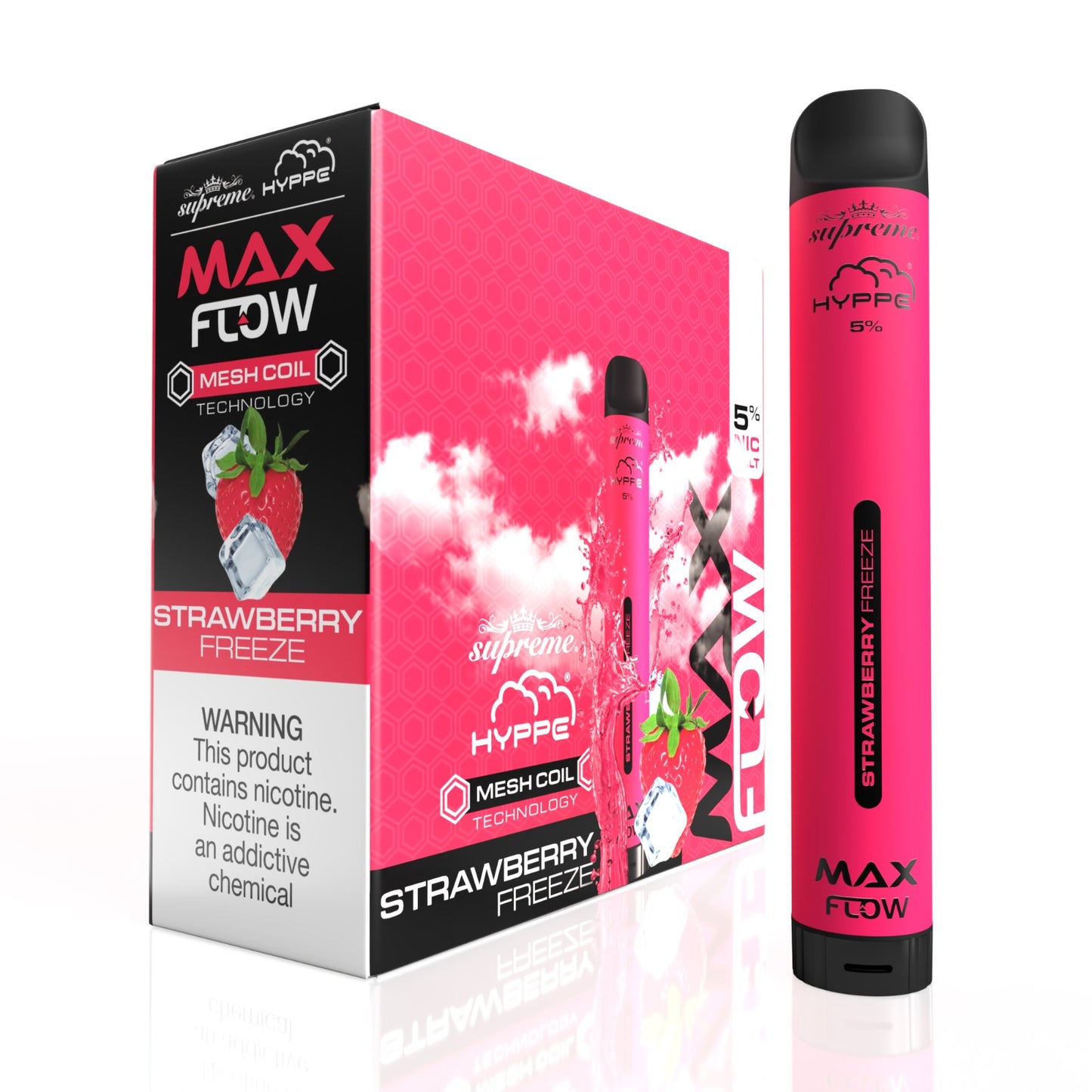 Hyppe Max Flow | 2000 Puffs | 10 Pack | Multiple Flavor Option