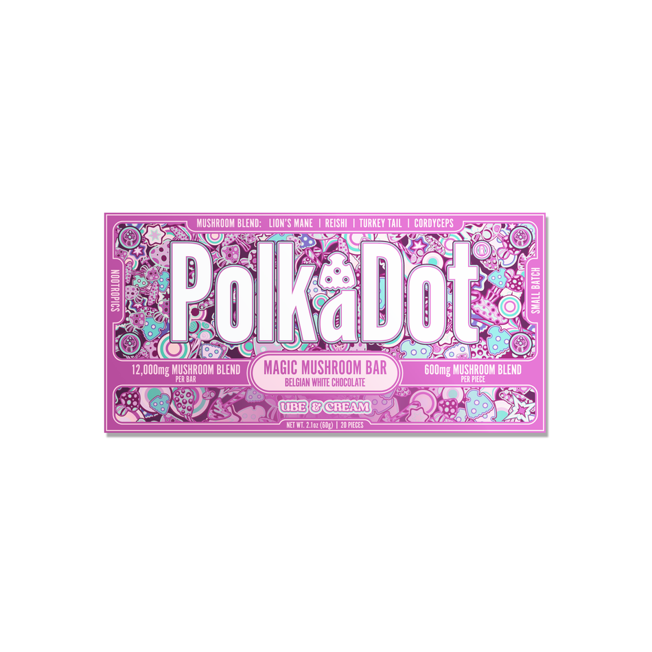 PolkaDot Mushroom Chocolate Bar- 600 Mg