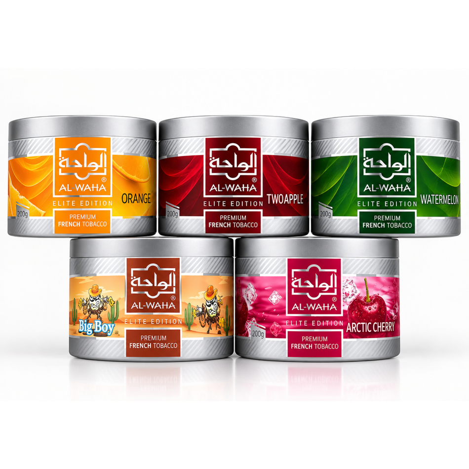 Al Waha Shisha | 200 G | Multiple Flavor Option