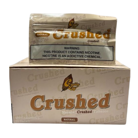 Grabba Leaf Crushed | Natural Crushed Tobacco | 25 pack
