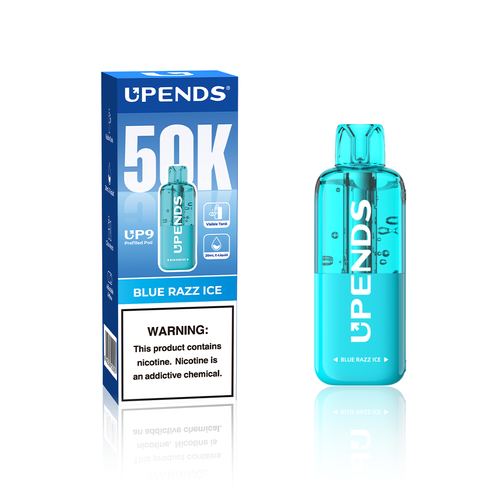 UpendsUP9_DisposablePod_50KPuffs_BlueRazzIce