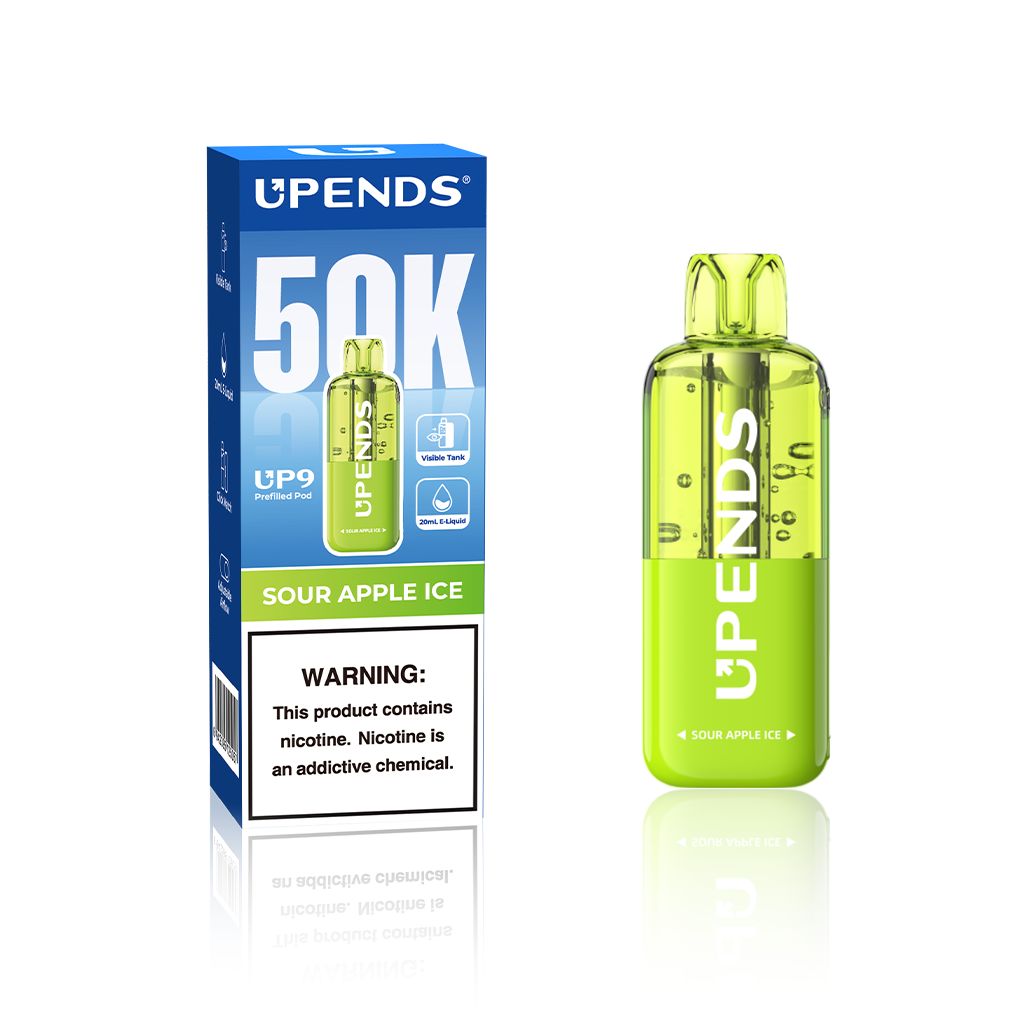 UpendsUP9_DisposablePod_50KPuffs_SourAppleIce