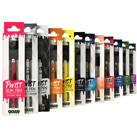 Ooze Twist Slim Pen Battery | 320 mAh | Multiple Color Option
