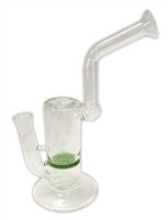 Water Pipe 10" w/ bend neck and honey comb perc, 19mm
