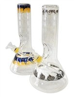11" Beaker Glass Water Pipe