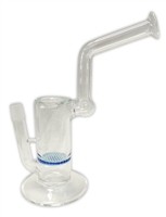 Water Pipe 10" w/ bend neck and honey comb perc
