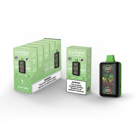 WAFERZ Clear | 30000 Puffs | 5 Pack | Multiple Flavor Option Sonics Imports WAFERZ Clear | 30000 Puffs | 5 Pack | Multiple Flavor Option Sonics Imports
