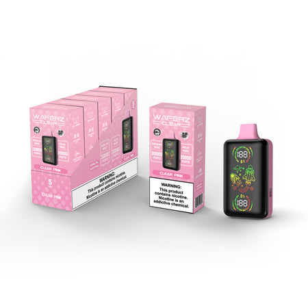 WAFERZ Clear | 30000 Puffs | 5 Pack | Multiple Flavor Option Sonics Imports WAFERZ Clear | 30000 Puffs | 5 Pack | Multiple Flavor Option Sonics Imports