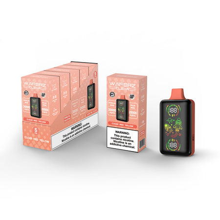 WAFERZ Clear | 30000 Puffs | 5 Pack | Multiple Flavor Option Sonics Imports WAFERZ Clear | 30000 Puffs | 5 Pack | Multiple Flavor Option Sonics Imports