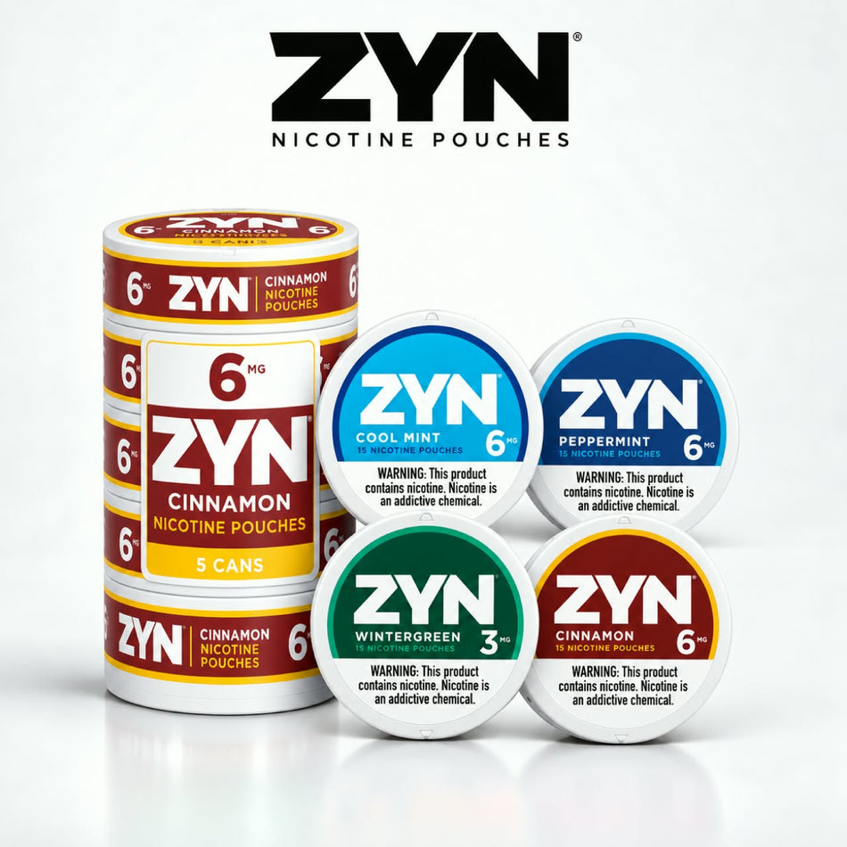 Zyn Nicotine Pouches | 5ct | 3 & 6 mg |