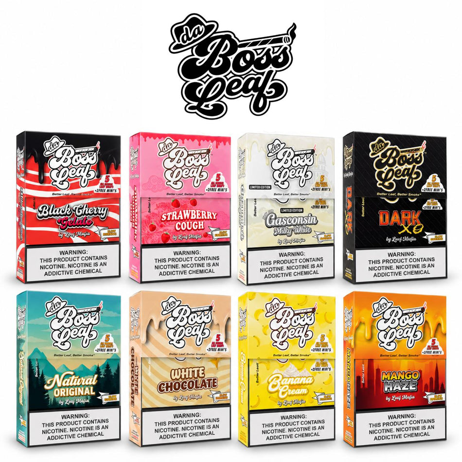 Boss Leaf | 8-5 Pack | Multiple Flavor Option