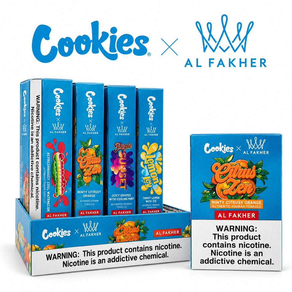 Al Fakher x Cookies Hookah Tobacco | 10/50g | Multiple Flavor Option