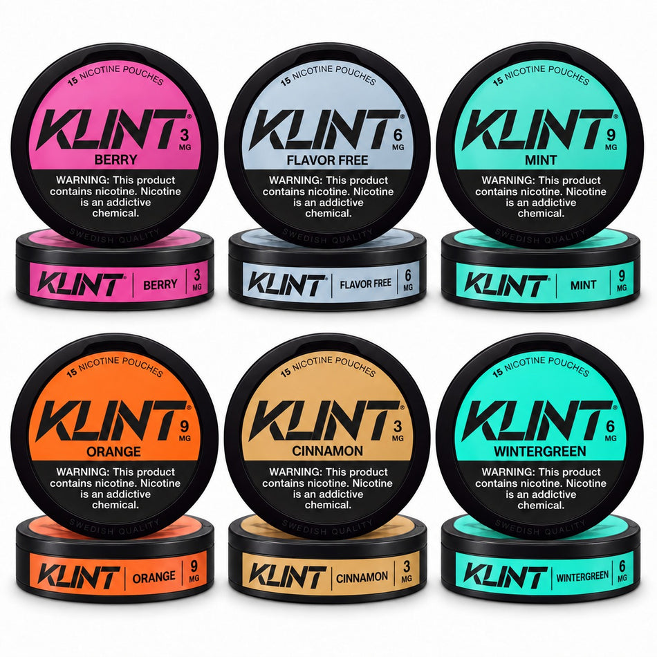 Klint Nicotine pouch | 3, 6  & 9 Mg | Made In Sweden