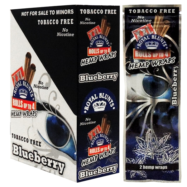 XXL02  XXL Royal Blunts | Hemp Wraps | 2 Wraps | 25 Packs