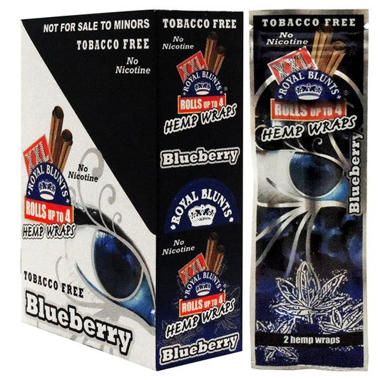 XXL02  XXL Royal Blunts | Hemp Wraps | 2 Wraps | 25 Packs
