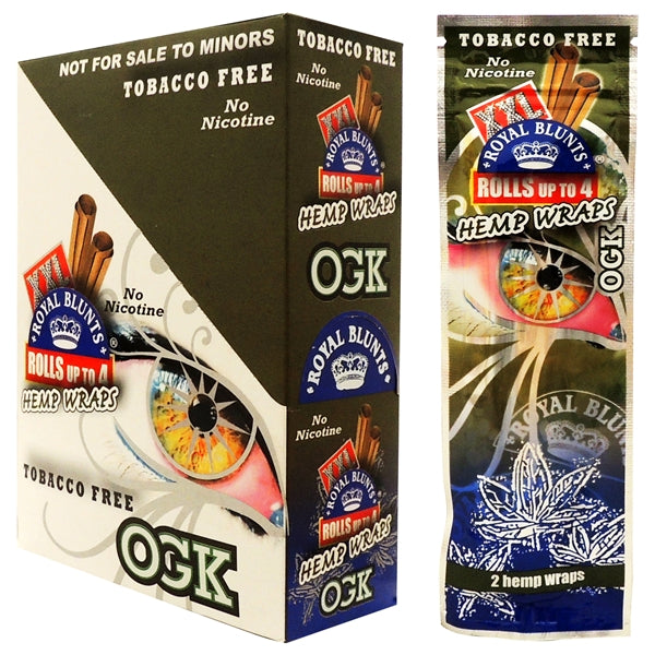 XXL02  XXL Royal Blunts | Hemp Wraps | 2 Wraps | 25 Packs