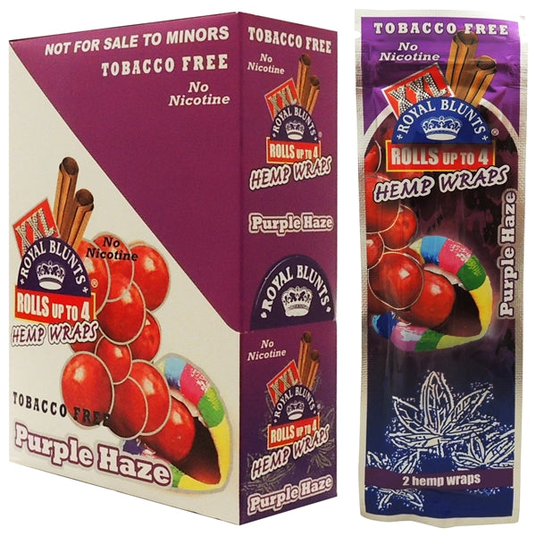 XXL02  XXL Royal Blunts | Hemp Wraps | 2 Wraps | 25 Packs
