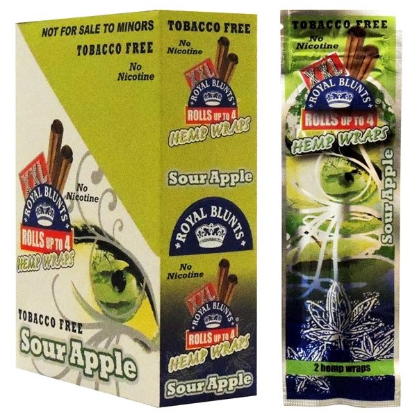 XXL02  XXL Royal Blunts | Hemp Wraps | 2 Wraps | 25 Packs