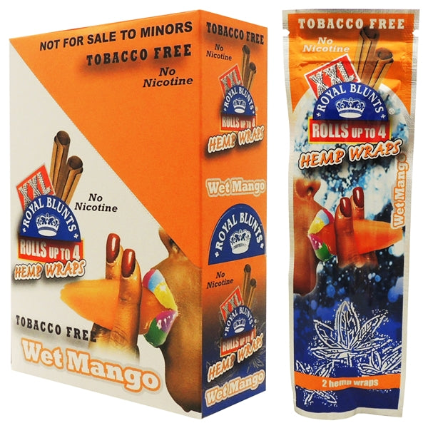 XXL02  XXL Royal Blunts | Hemp Wraps | 2 Wraps | 25 Packs