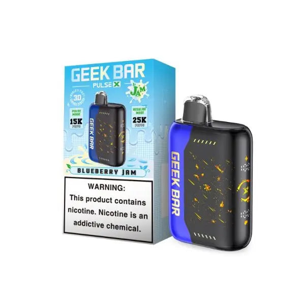 Geek Bar Pulse X | 25k Puffs | Rechargeable | 18ML | 5% | 5 Pack | Multiple Flavor Option