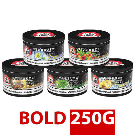 Starbuzz Bold Hookah Tobacco 250G | Multiple Flavor Option