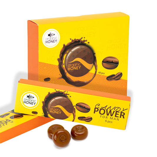 Organic Honey Candy Power For Man | 10 - 6 Pack