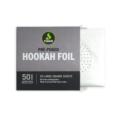 Fumari Pre-Poked Hookah Foil | 50 Count