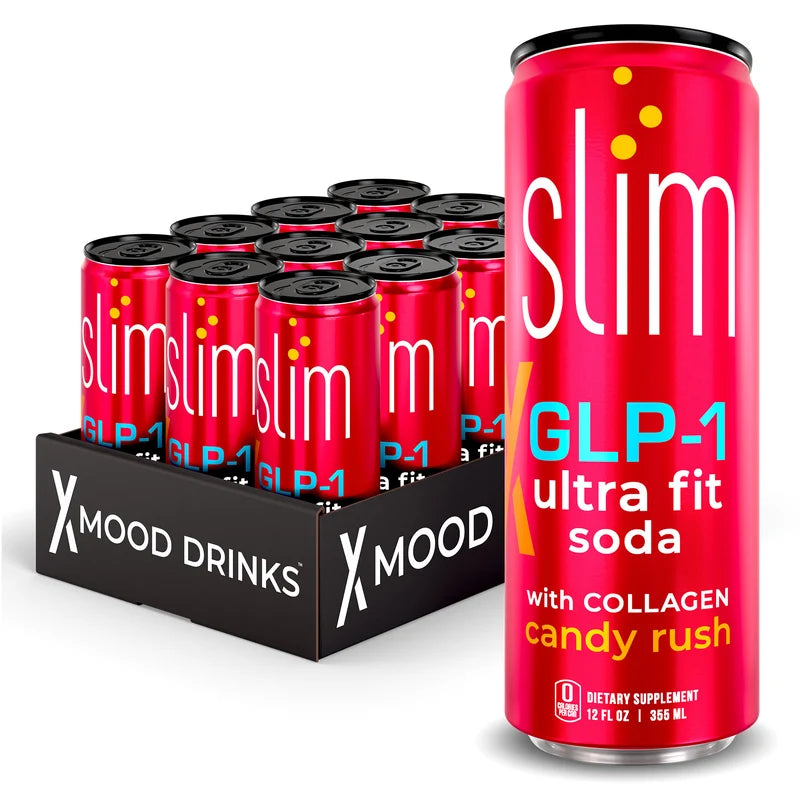 XSLIM GLP-1 UltraFit Collagen Soda. | 12 PK |  Multiple Flavor Options |