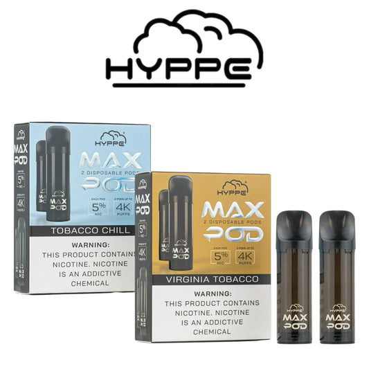 Hyppe Max Pod – 6 x 2pk (12 Pods Total) + FREE 6pc Power Unit Kit