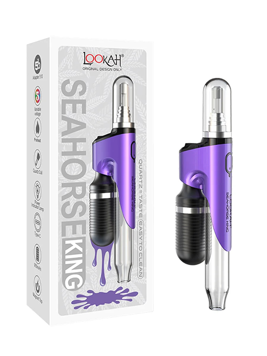 LOOKAH Seahorse King Electric Nectar Collector | Multiple Color Option