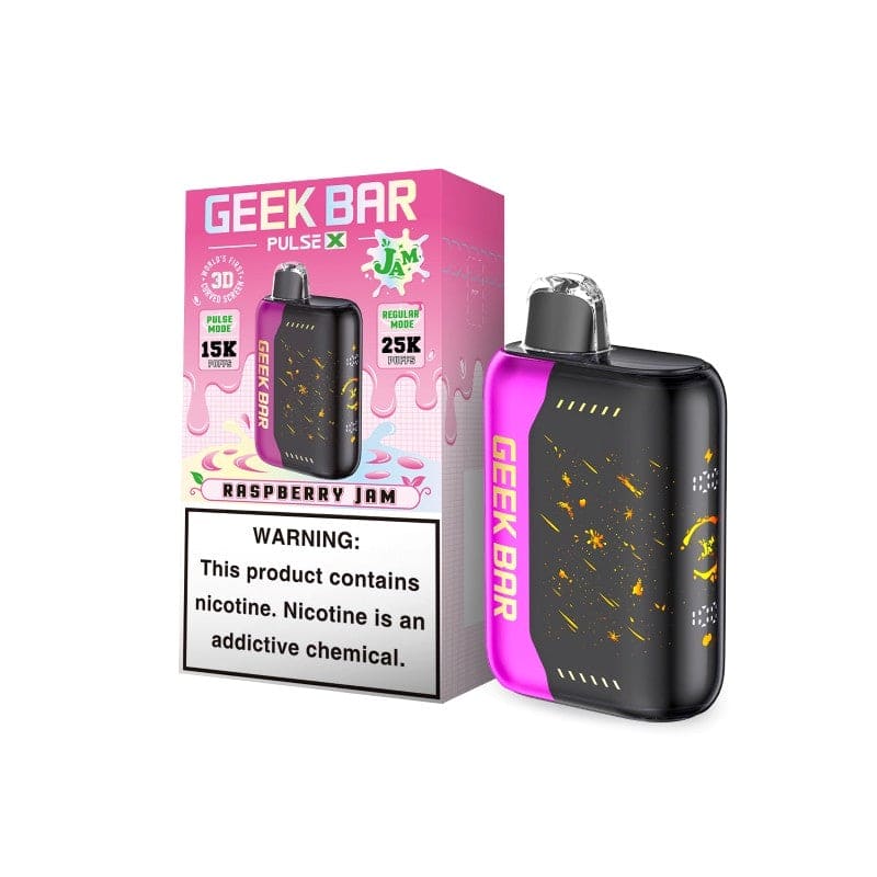 Geek Bar Pulse X | 25k Puffs | Rechargeable | 18ML | 5% | 5 Pack | Multiple Flavor Option