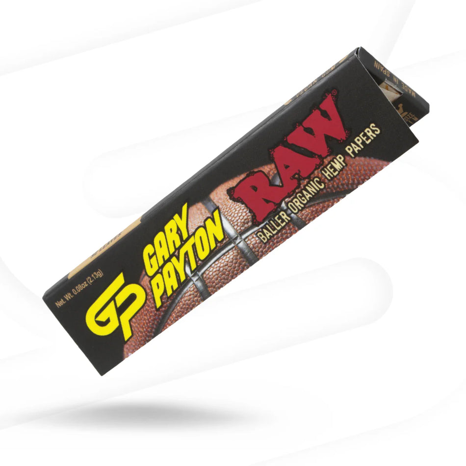 RAW x Gary Payton Organic Hemp King Size Slim Rolling Papers | 50 Count