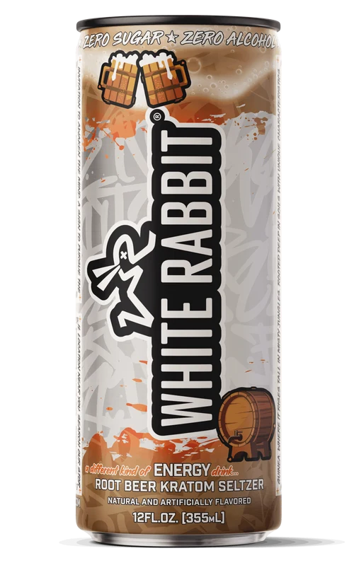 White Rabbit Energy Kratom Seltzers Drinks | 12 Pk | Multiple Flavor Options |