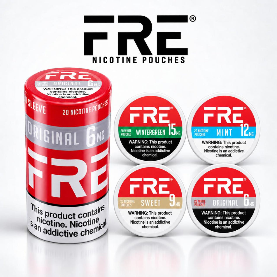 Fre Nicotine Pouches | 5CT | 6-15 MG| Multiple Flavors Option