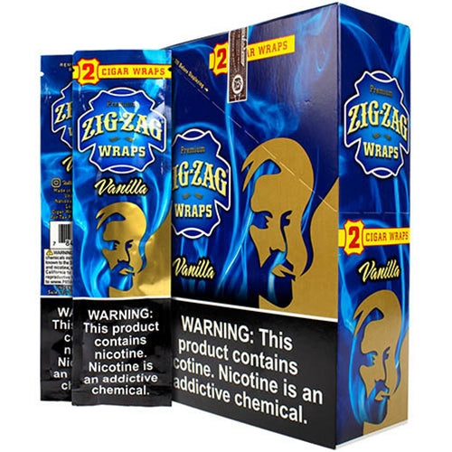 Premium Zig-Zag Wraps | 25 Packs | 2 Wraps Each Pack | 50 Cigar Wraps