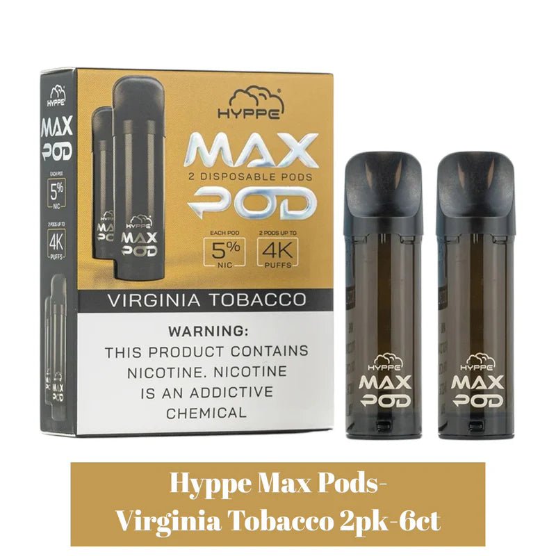 Hyppe Max Pod – 6 x 2pk (12 Pods Total) + FREE 6pc Power Unit Kit