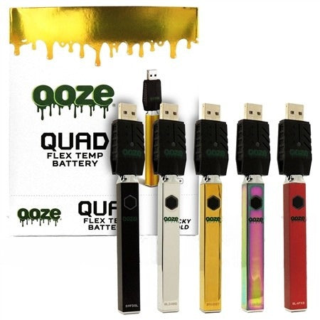 Ooze Quad Pen Battery | 500 mAh | Multiple Color Option