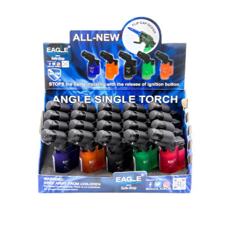 Eagle Angle Single Torch Display