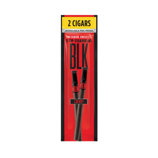 Swisher Sweets BLK | Tip Cigarillos | 2 Cigars | 30CT | Cherry